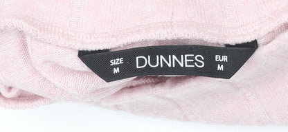Womens UK Size M Dunnes Pink Basic T-Shirt