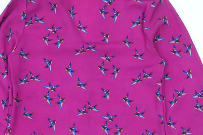 Womens UK Size 6 Oasis Pink Basic Blouse