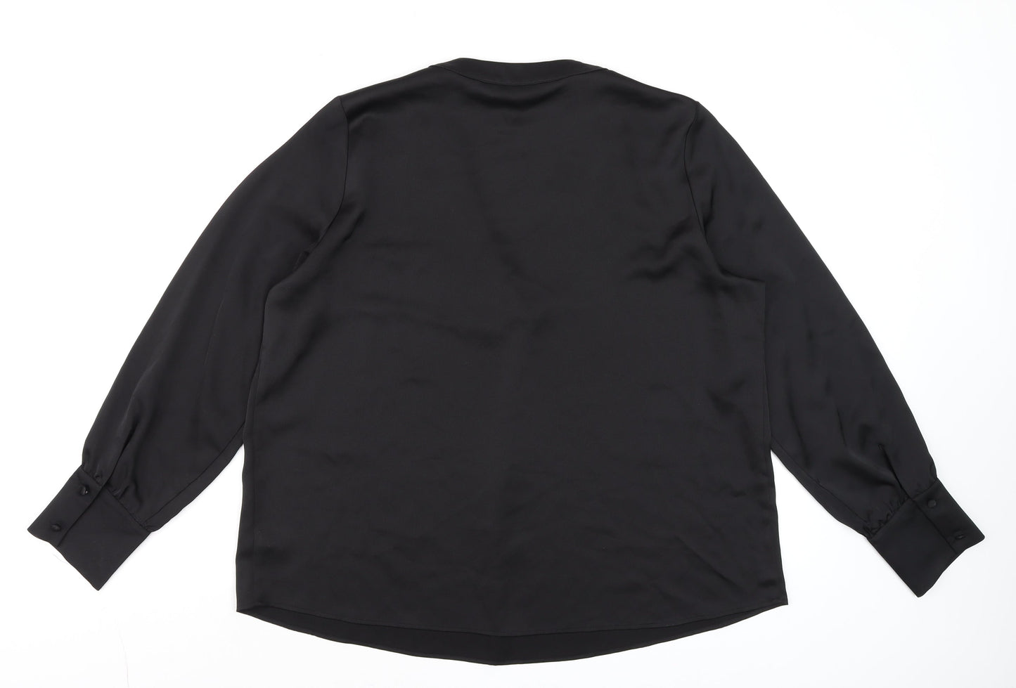 Womens UK Size L Dunnes Black Basic Blouse