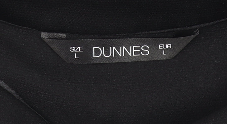 Womens UK Size L Dunnes Black Basic Blouse