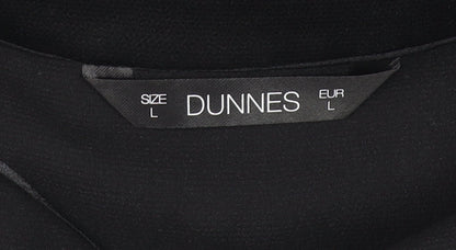 Womens UK Size L Dunnes Black Basic Blouse