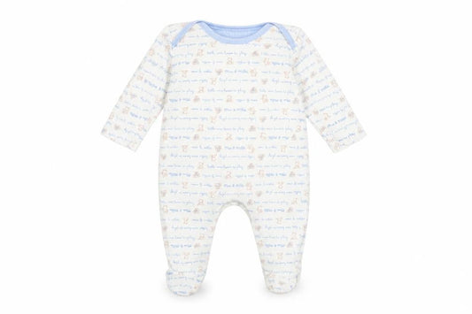 George Unisex Baby Multicoloured 0-3 Months Cotton Animal Print Babygrow