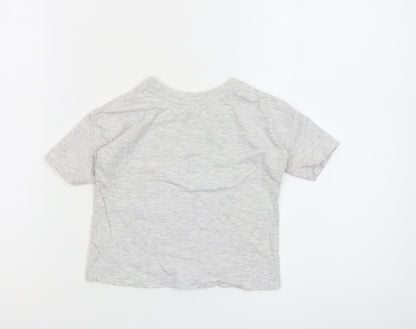 Dunnes Stores Grey San Diego Graphic T-Shirt 12-18 Months Unisex Cotton