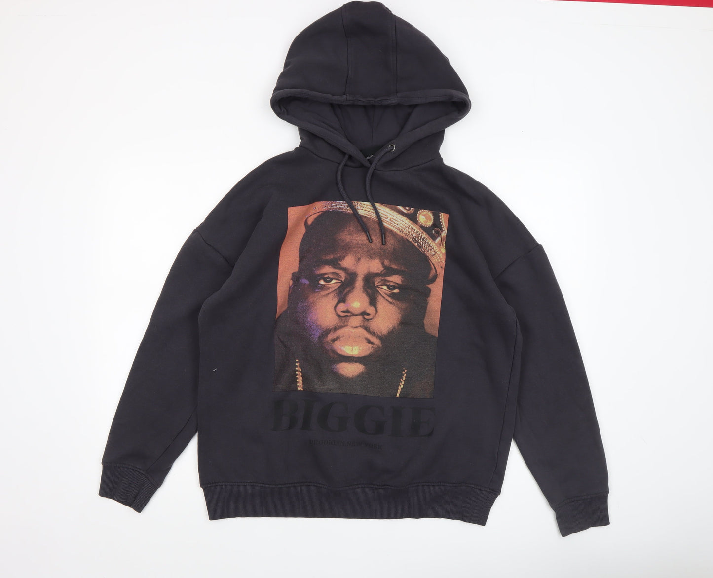 Mens UK Size XS Primark Black Pullover Hoodie