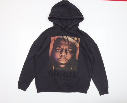 Mens UK Size XS Primark Black Pullover Hoodie