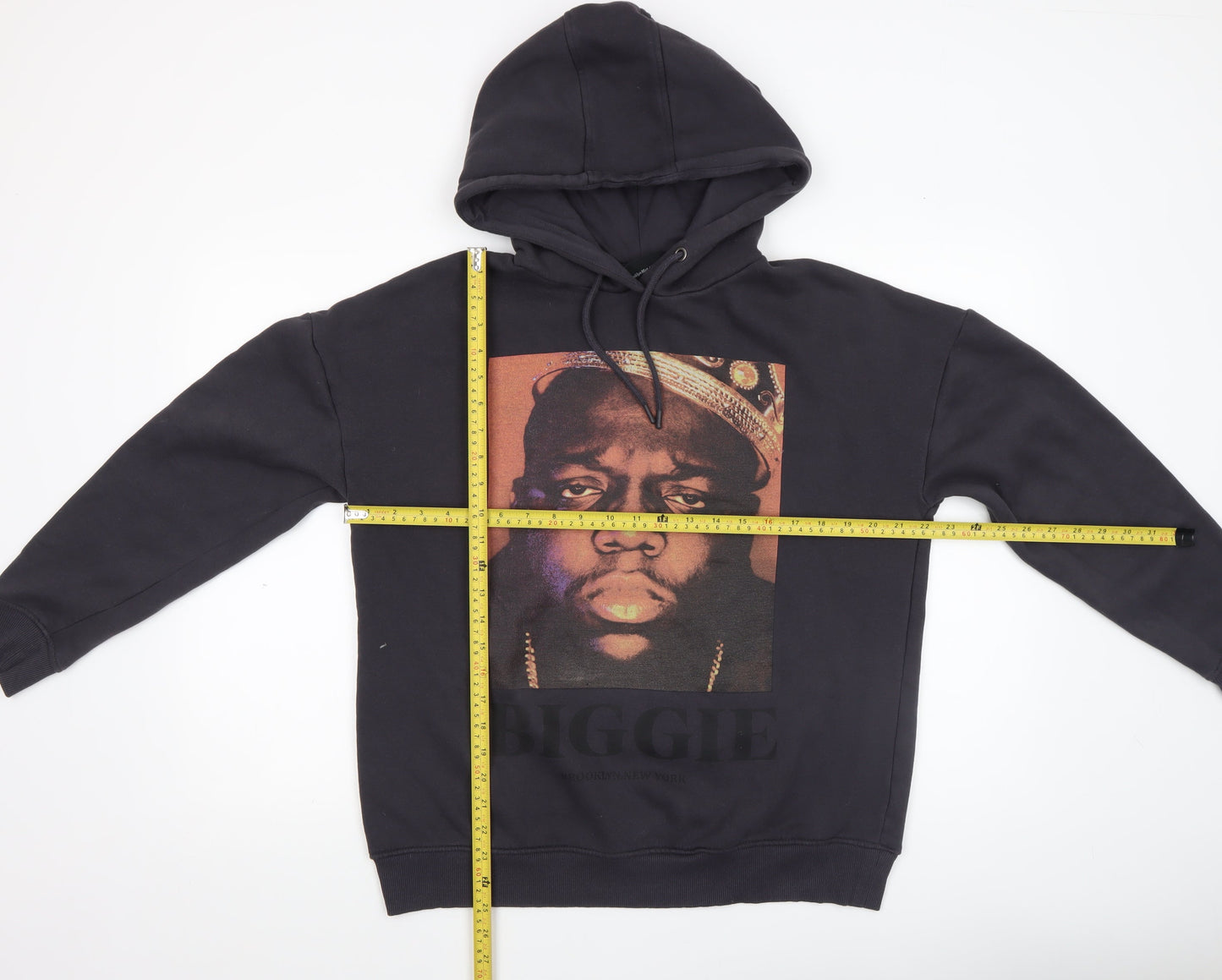 Mens UK Size XS Primark Black Pullover Hoodie