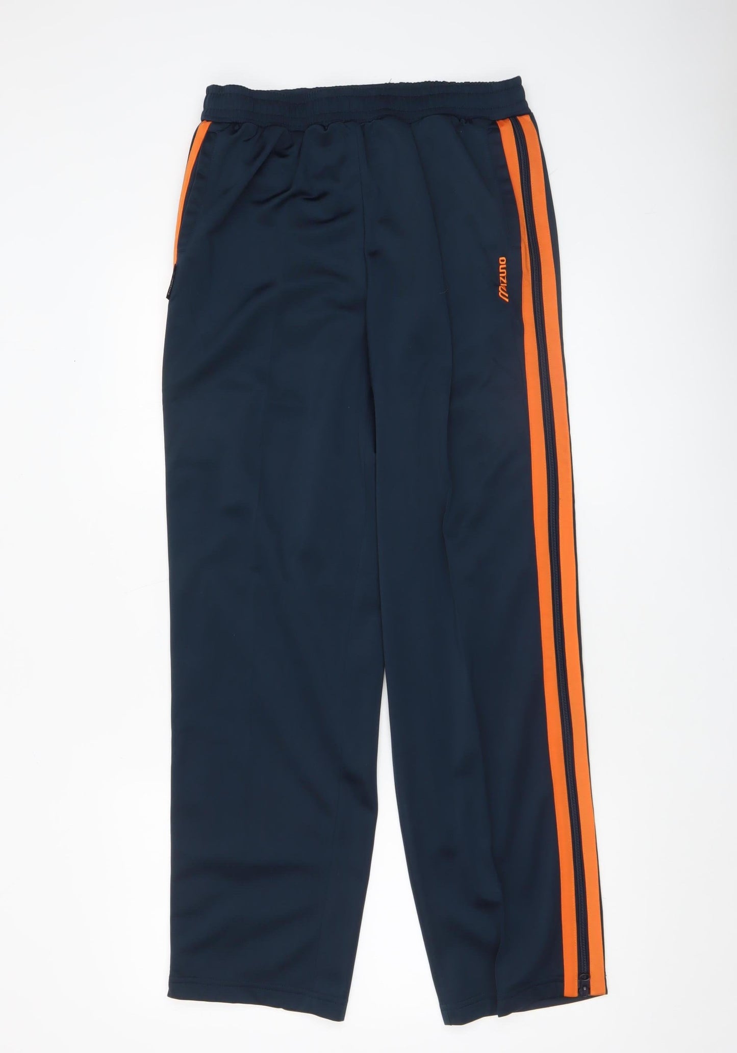 Womens UK Size 12 Mizuno Regular Fit Track Pants Blue Trousers