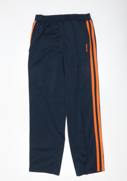 Womens UK Size 12 Mizuno Regular Fit Track Pants Blue Trousers