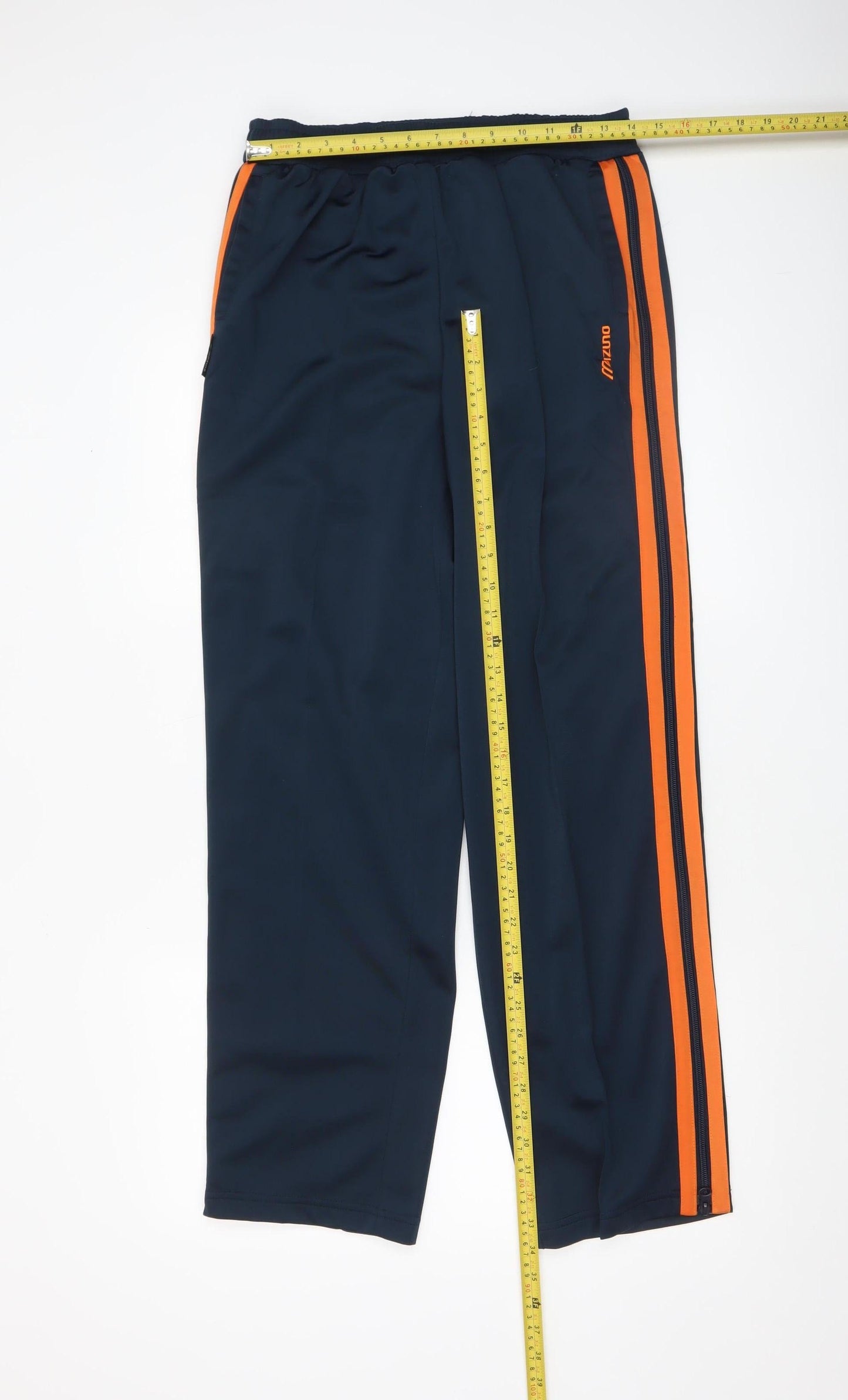 Womens UK Size 12 Mizuno Regular Fit Track Pants Blue Trousers
