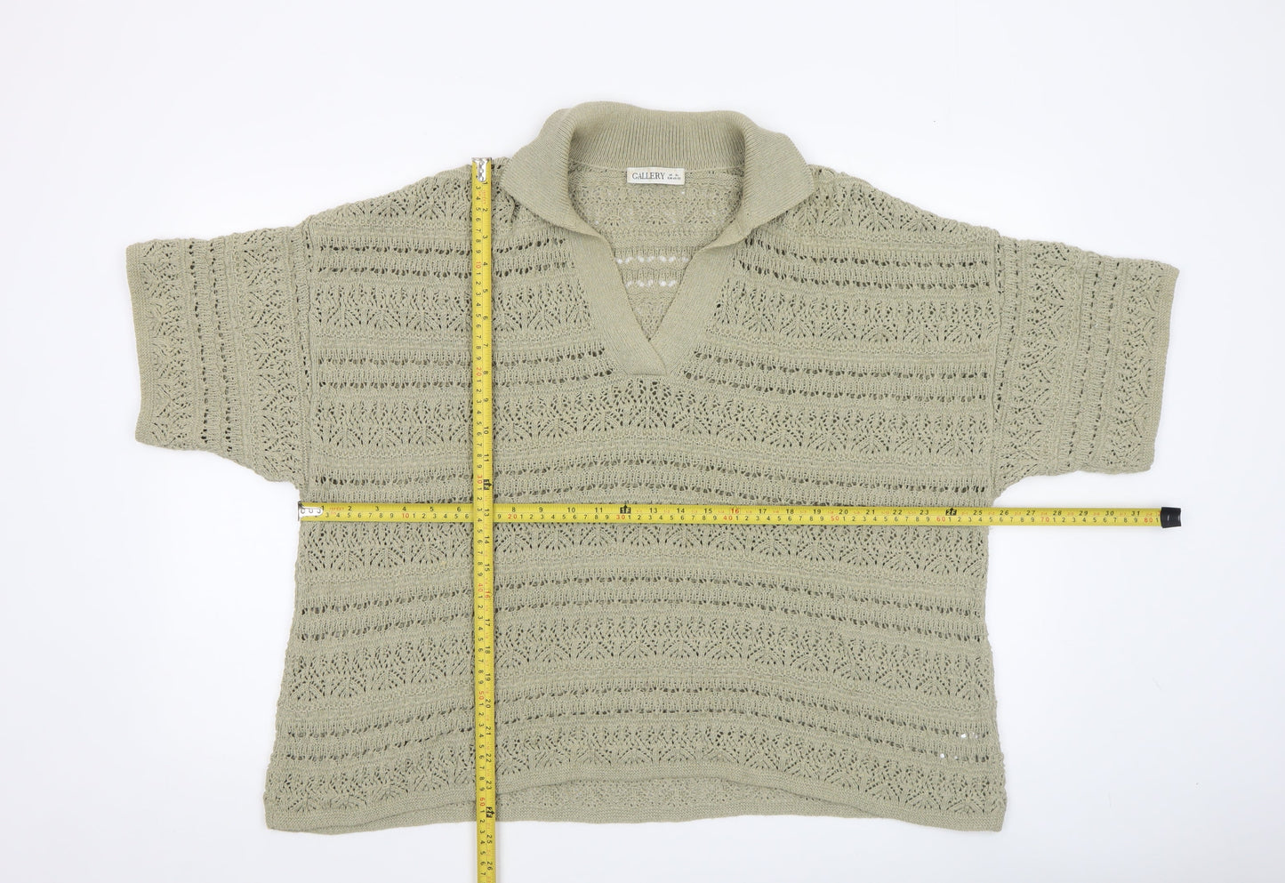 Womens UK Size XL Gallery Beige Pullover Jumper