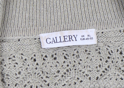 Womens UK Size XL Gallery Beige Pullover Jumper
