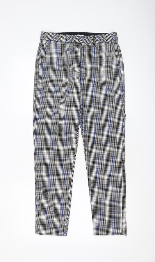 Womens UK Size 6 Lefties Slim Fit Casual Workwear Business Multicoloured Trouser