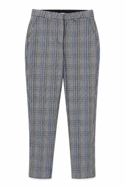 Womens UK Size 6 Lefties Slim Fit Casual Workwear Business Multicoloured Trouser