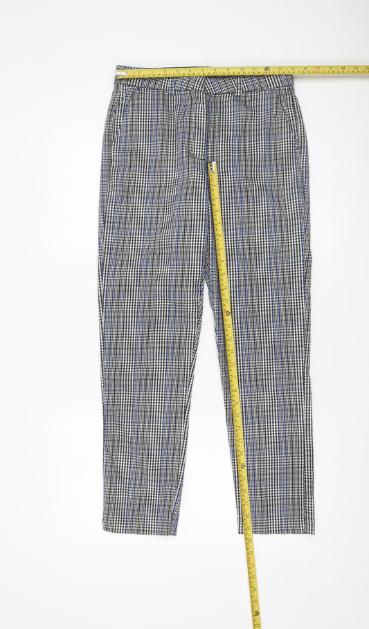 Womens UK Size 6 Lefties Slim Fit Casual Workwear Business Multicoloured Trouser