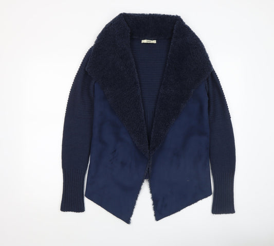 Womens UK Size S Oasis Blue Cardigan Jumper