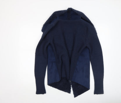 Womens UK Size S Oasis Blue Cardigan Jumper