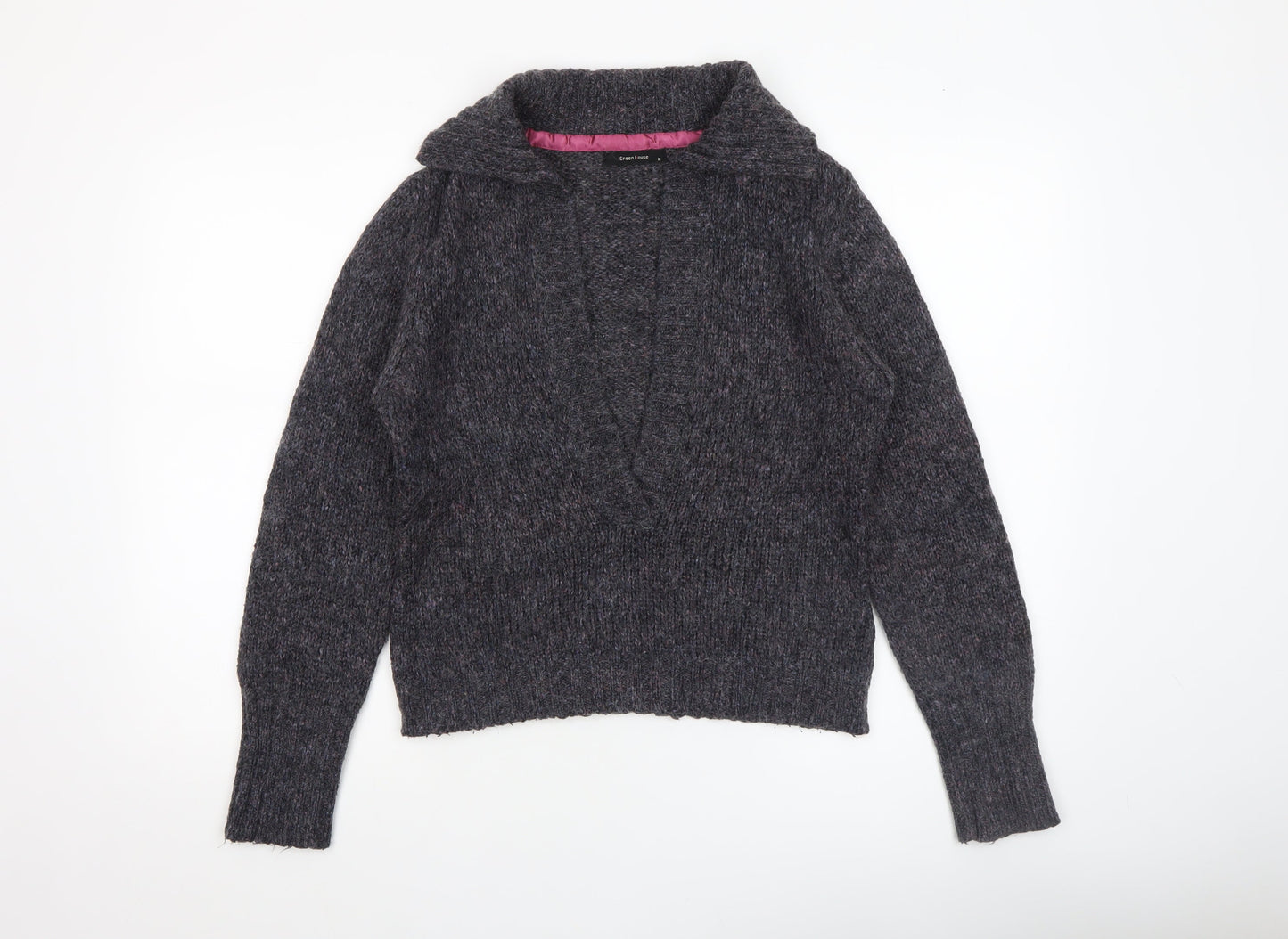 Womens UK Size M Greenhouse Grey Pullover Jumper