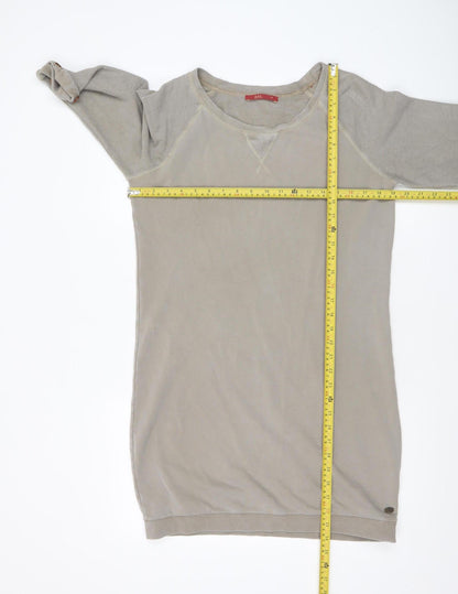 Womens UK Size M EDC Beige Basic T-Shirt