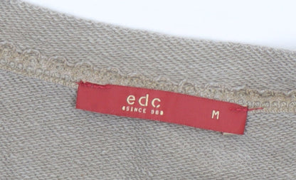 Womens UK Size M EDC Beige Basic T-Shirt