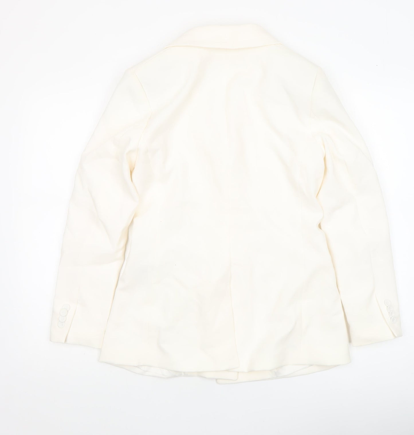 Womens UK Size 10 H&M Regular Ivory Blazer