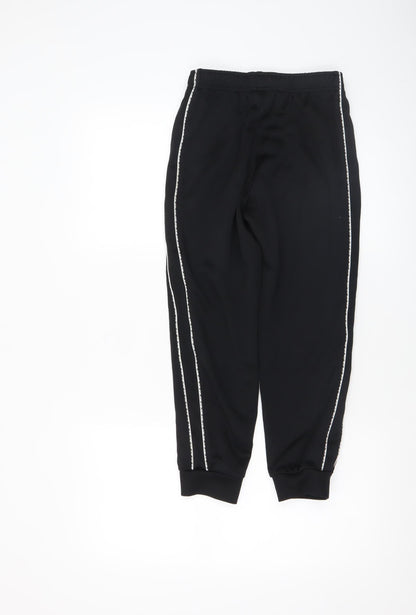 Boys UK Size M Nike Regular Fit Jogger Black Trousers