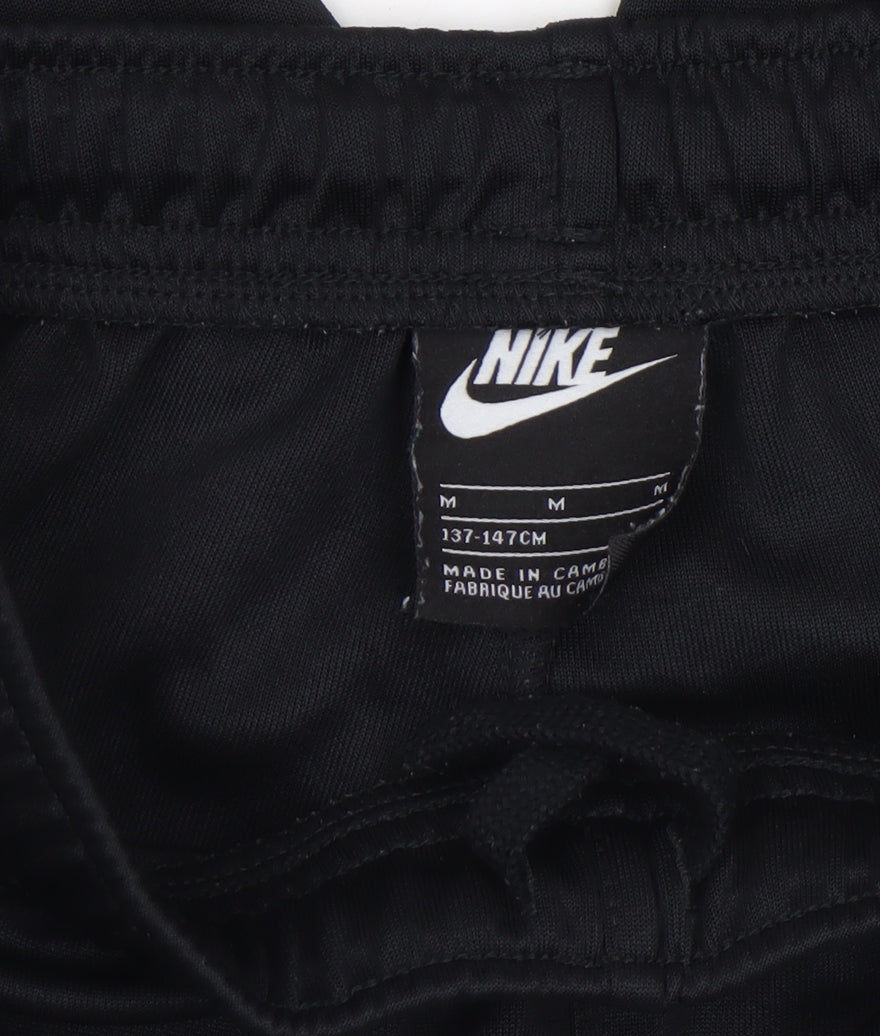 Boys UK Size M Nike Regular Fit Jogger Black Trousers