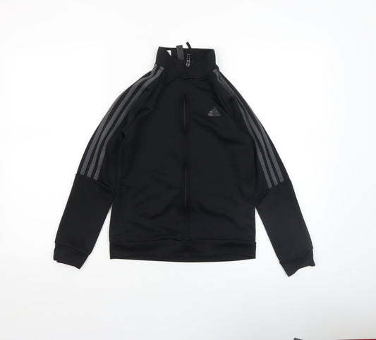 Boys UK Size 9-10 Years adidas Black Track Jacket