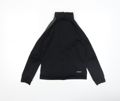 Boys UK Size 9-10 Years adidas Black Track Jacket