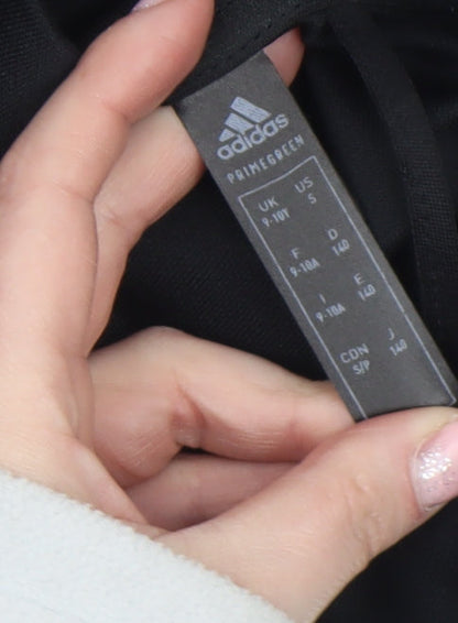Boys UK Size 9-10 Years adidas Black Track Jacket