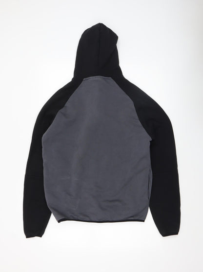 Mens UK Size M Closure London Grey 1/2 Zip Hoodie