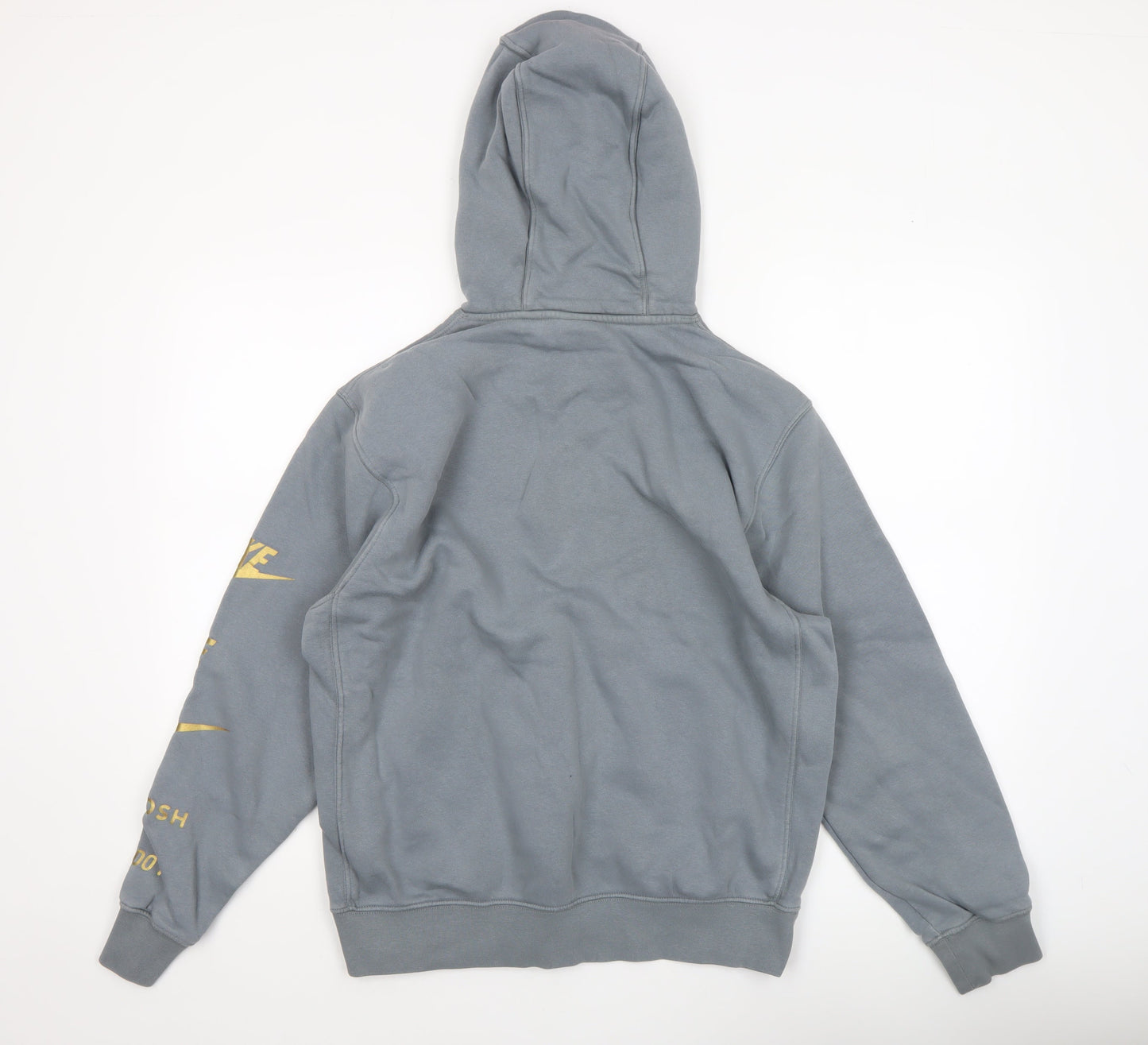 Womens UK Size M Nike Grey Pullover Hoodie