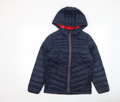 Boys UK Size 12 Years JACK & JONES Blue Puffer Jacket