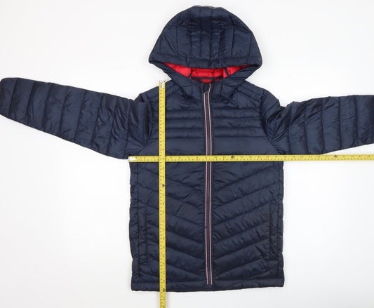 Boys UK Size 12 Years JACK & JONES Blue Puffer Jacket