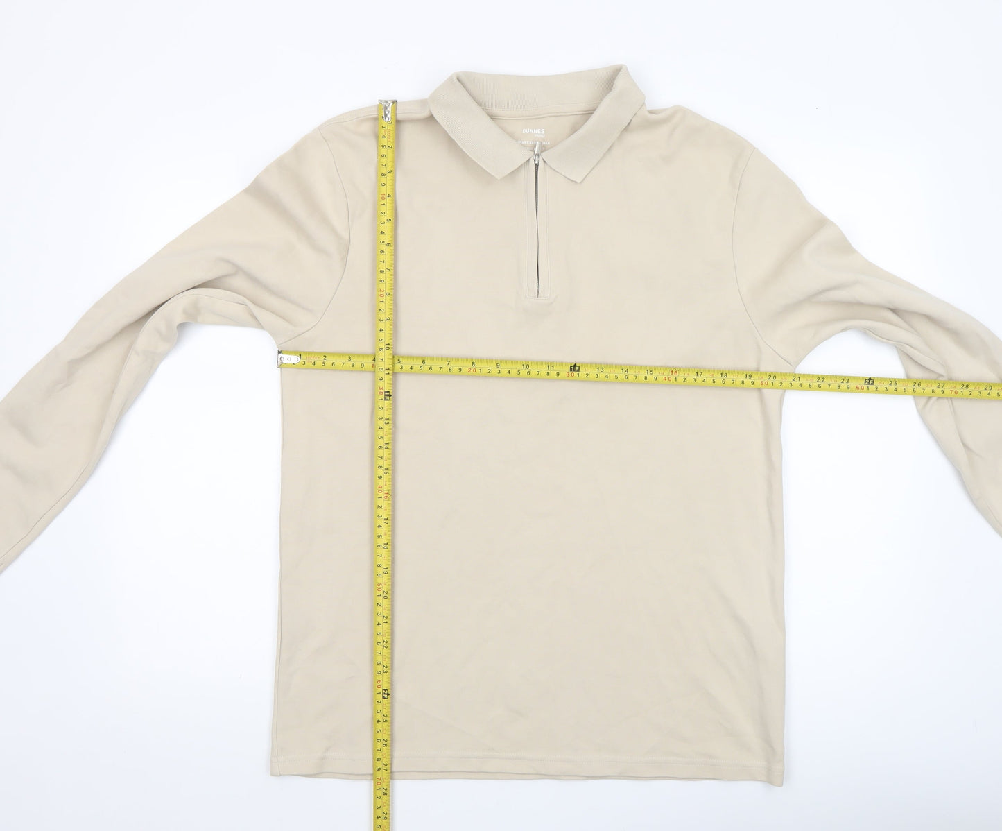 Mens UK Size L Dunnes Stores Cotton Blend Polo Shirt
