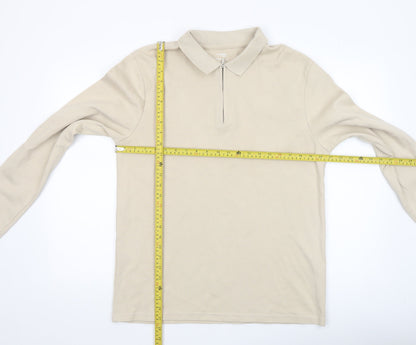 Mens UK Size L Dunnes Stores Cotton Blend Polo Shirt