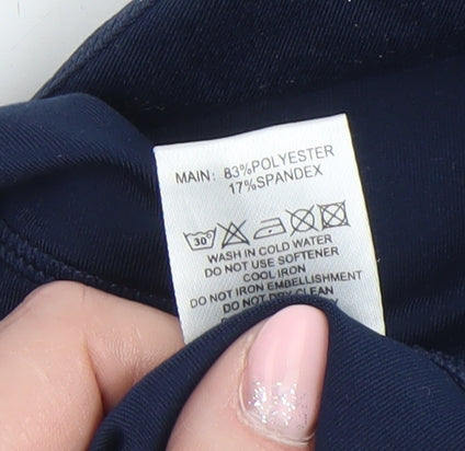 Womens UK Size 12 O'Neills Athletic Fit Leggings Blue Leggings