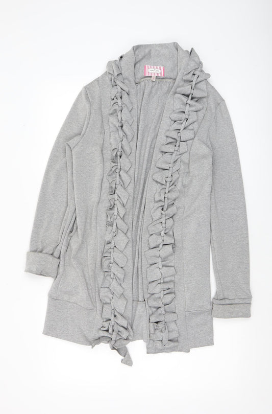 Womens UK Size M Fran Jane Grey Basic Jacket