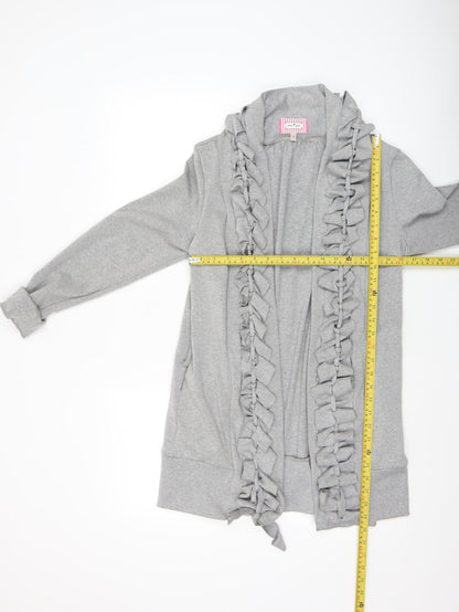 Womens UK Size M Fran Jane Grey Basic Jacket