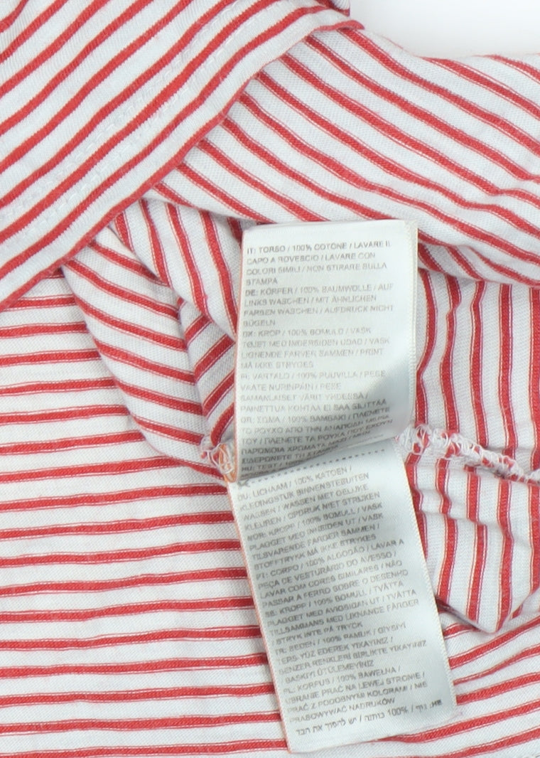 Womens UK Size 12 Superdry Red Basic T-Shirt