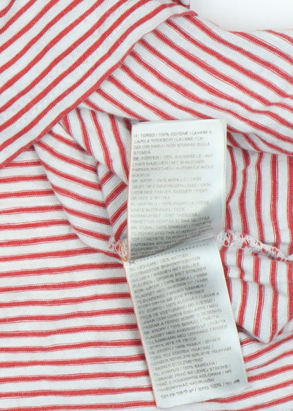 Womens UK Size 12 Superdry Red Basic T-Shirt