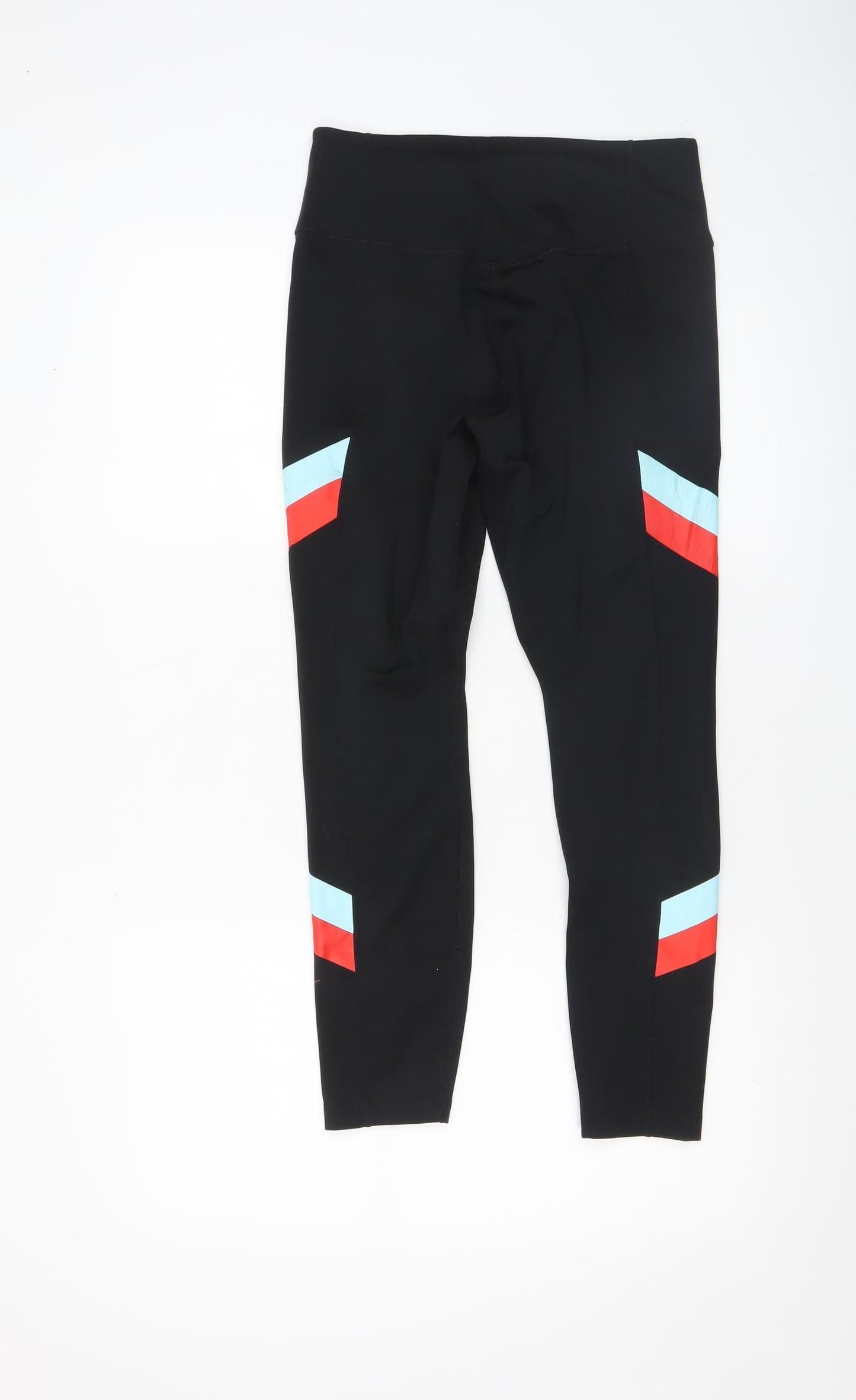 Womens UK Size M Nike Slim Fit Leggings Black Trousers