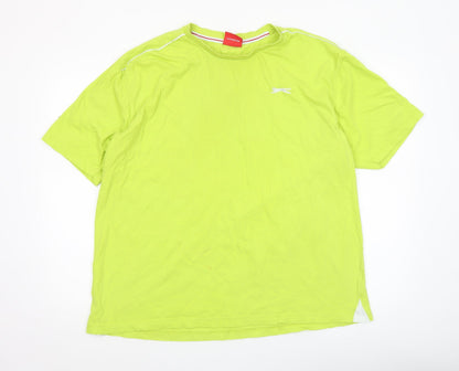 Mens UK Size 2XL Slazenger Green  T-Shirt