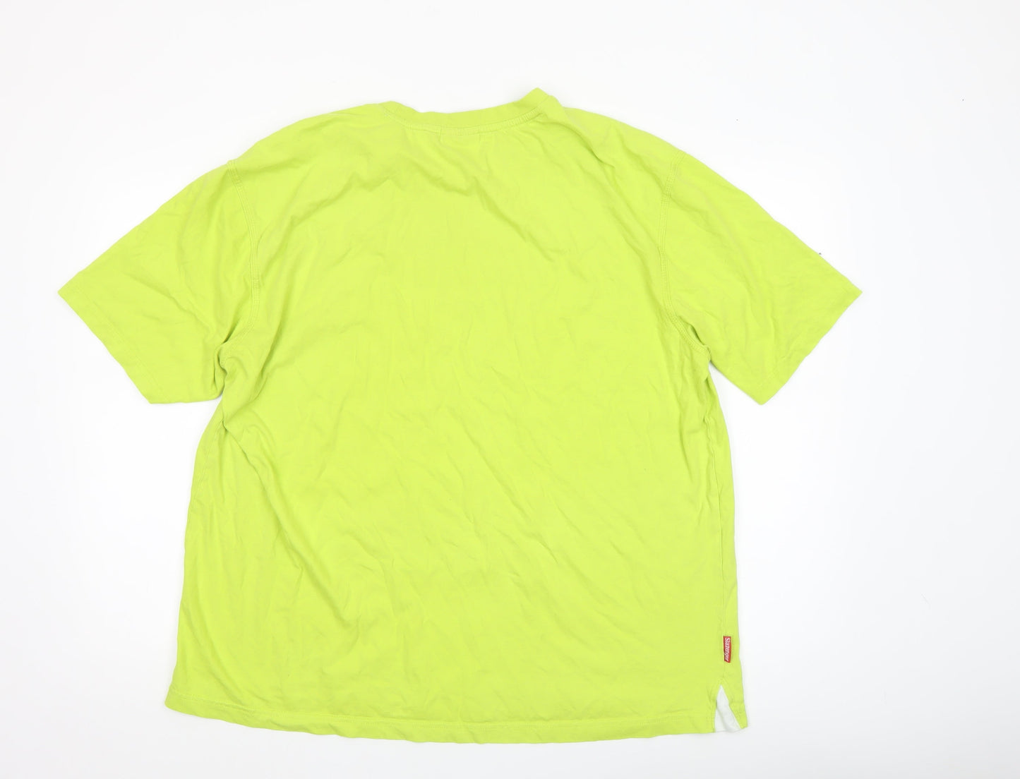 Mens UK Size 2XL Slazenger Green  T-Shirt