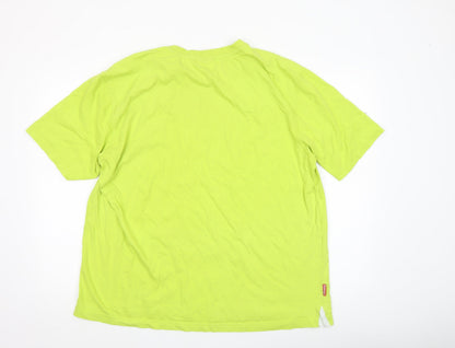 Mens UK Size 2XL Slazenger Green  T-Shirt
