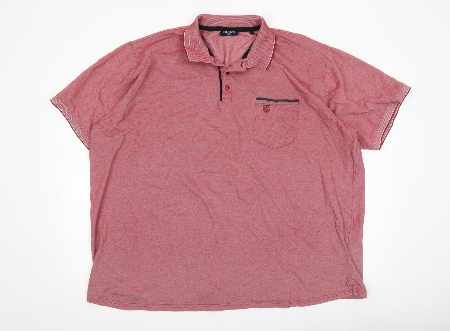 Mens UK Size 6XL Pre End Cotton Blend Polo Shirt