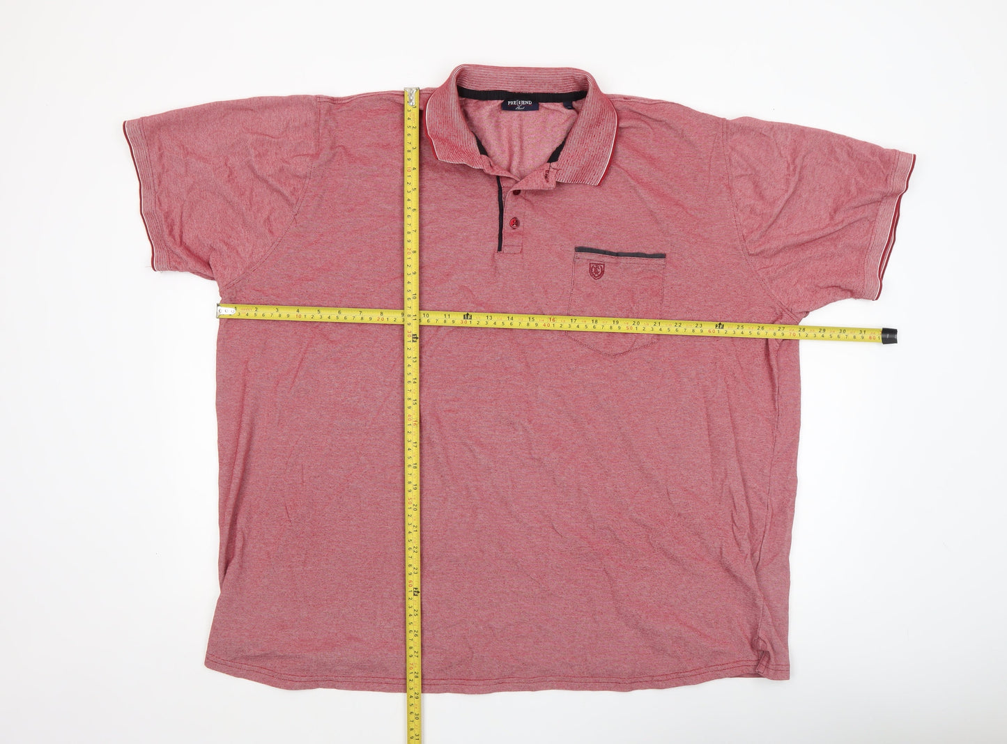 Mens UK Size 6XL Pre End Cotton Blend Polo Shirt