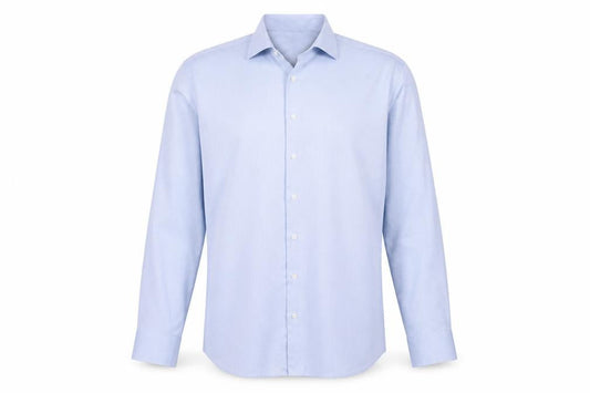 Mens UK Collar Size 17 Eterna Smart Blue  Dress Shirt