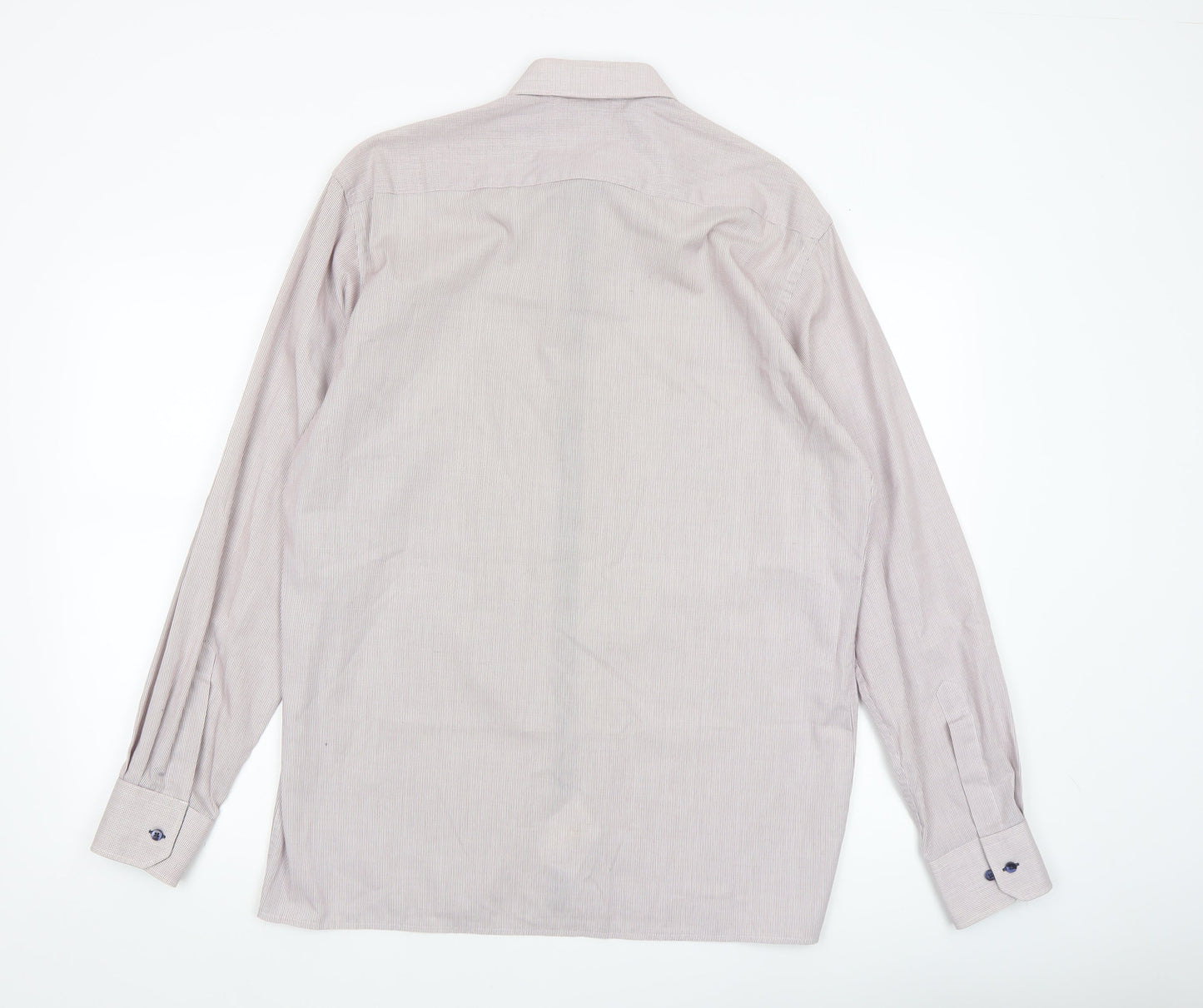 Mens UK Collar Size L Eterna Smart Beige  Dress Shirt