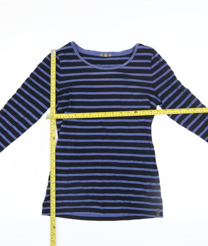 Womens UK Size L Jigsaw Blue Basic T-Shirt