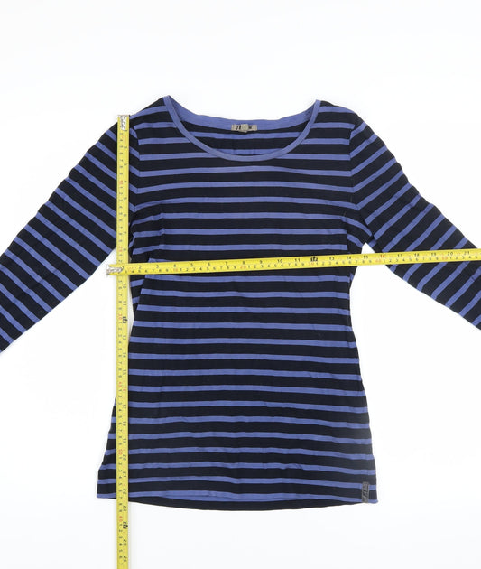 Womens UK Size L Jigsaw Blue Basic T-Shirt